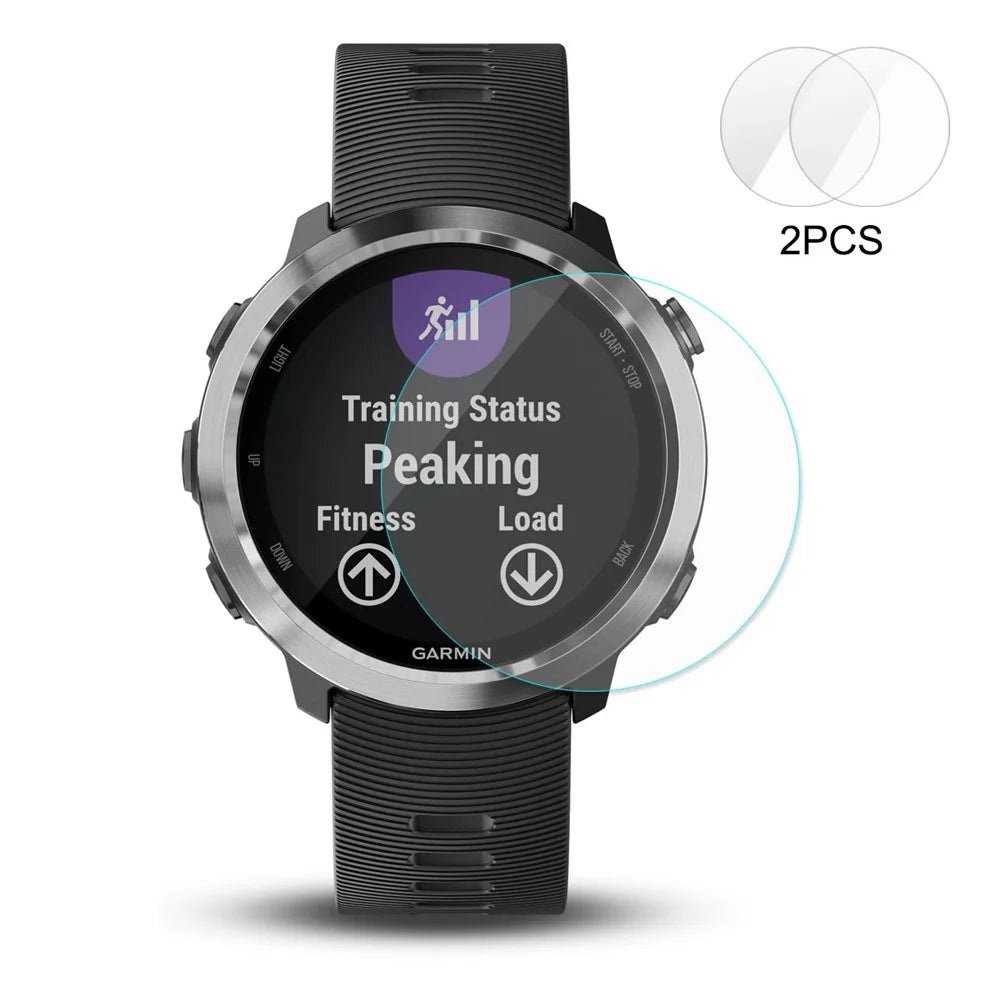 HAT PRINCE 2PCS 0.2mm 9H 2.15D Tempered Glass Screen Protector for Garmin Forerunner 645 - 2
