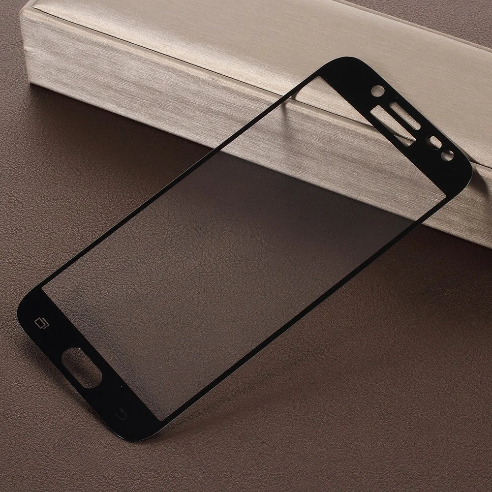RURIHAI 0.26mm 2.5D Curved Tempered Glass Full Size Screen Protector Film for Samsung Galaxy J5 (2017) / J5 Pro (2017) - Black - 2