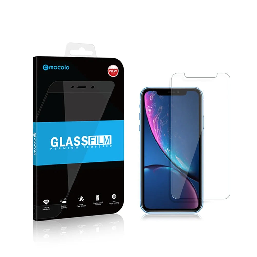 MOCOLO Arc Edge Tempered Glass Screen Protector Film for iPhone (2019) 6.1" / XR 6.1 inch - 7