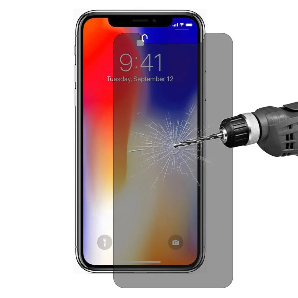 HAT PRINCE 0.26mm 9H 2.5D Anti-spy Tempered Glass Protector for iPhone XS Max 6.5 inch - 2