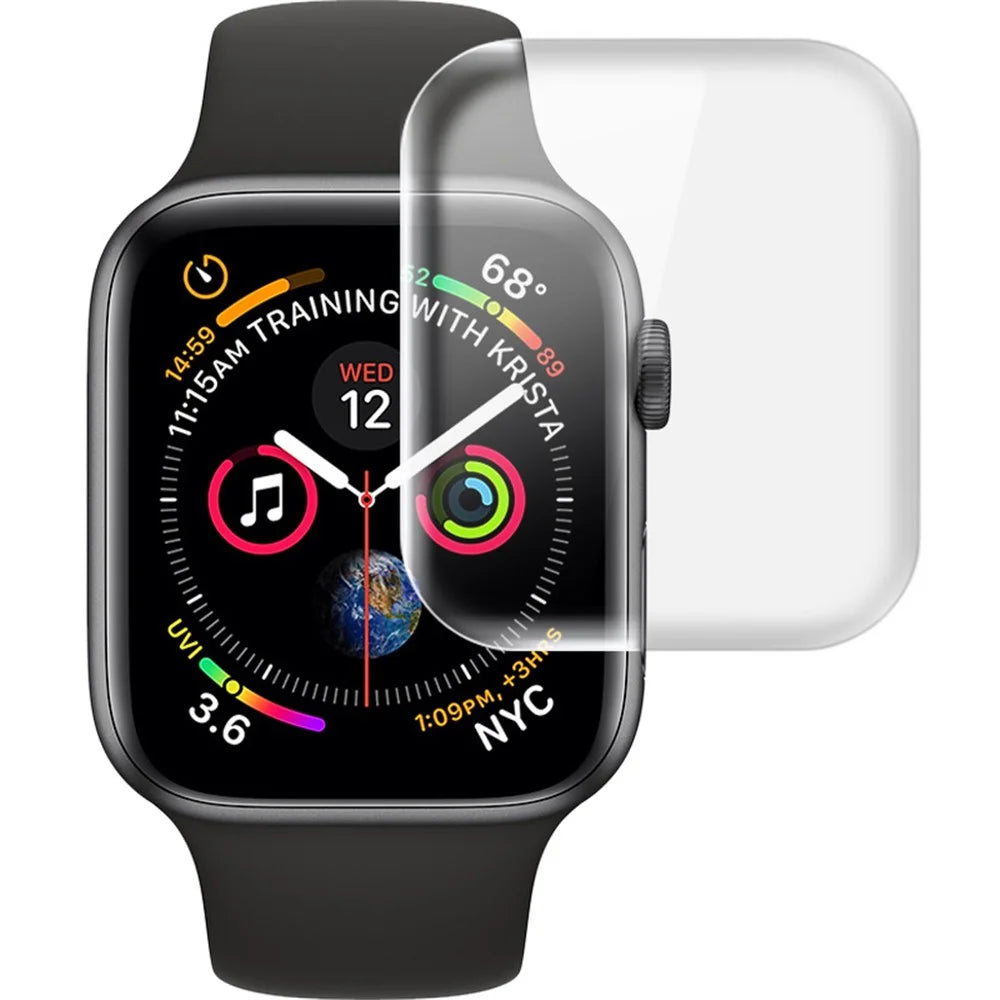 2Pcs / Set IMAK Hydrogel Film 3 Full Coverage Soft Screen Guard Film for Apple Watch SE (2025) 44mm / Series 4 44mm - 1