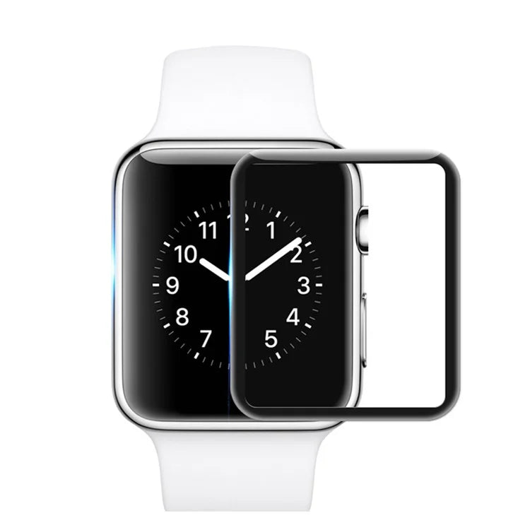 MOCOLO for Apple Watch Series 4 44mm 3D Full Screen Tempered Glass Protector - Black - 6