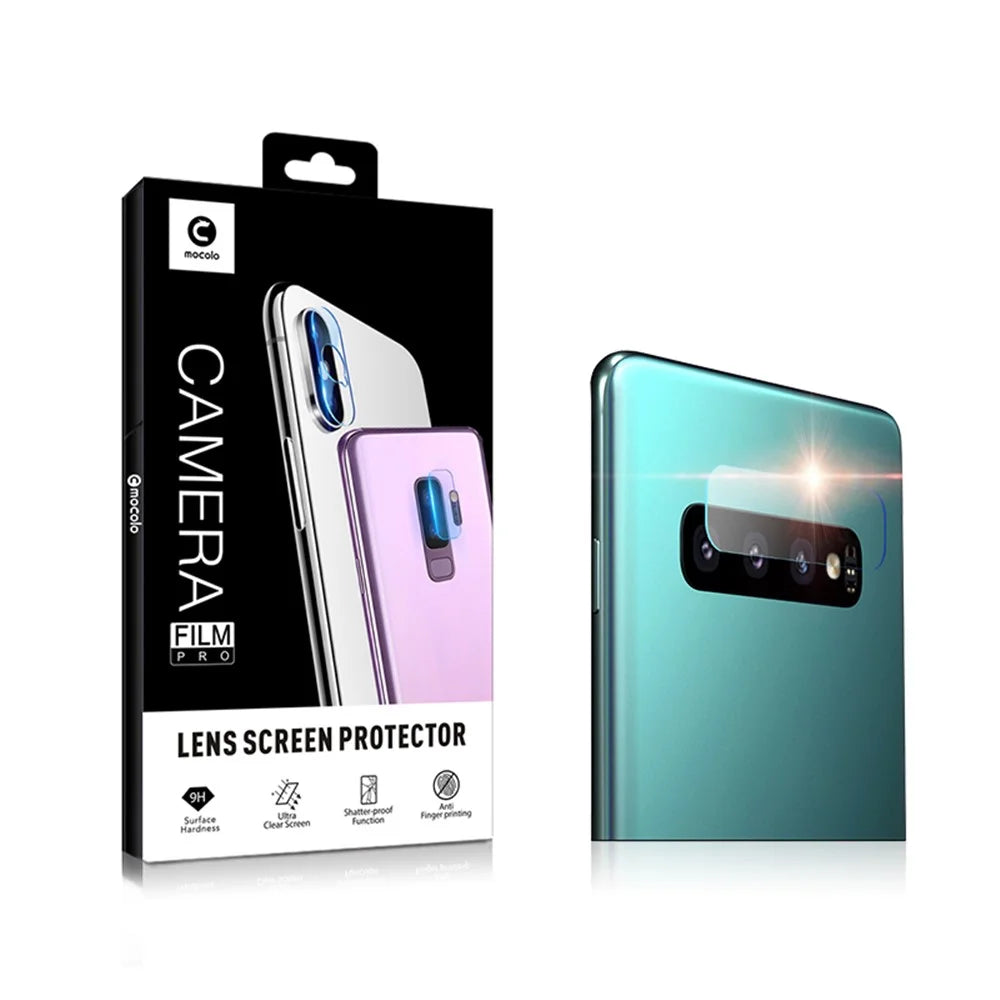 MOCOLO Ultra Clear Tempered Glass Camera Lens Protector for Samsung Galaxy S10 - 7