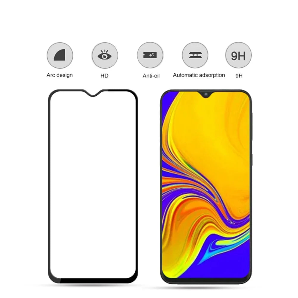 MOCOLO Silk Printing Tempered Glass Screen Protector for Samsung Galaxy A50 / A20 / A30 / M30 / A40s (China) / M31, Full Glue Full Coverage HD Film - 2