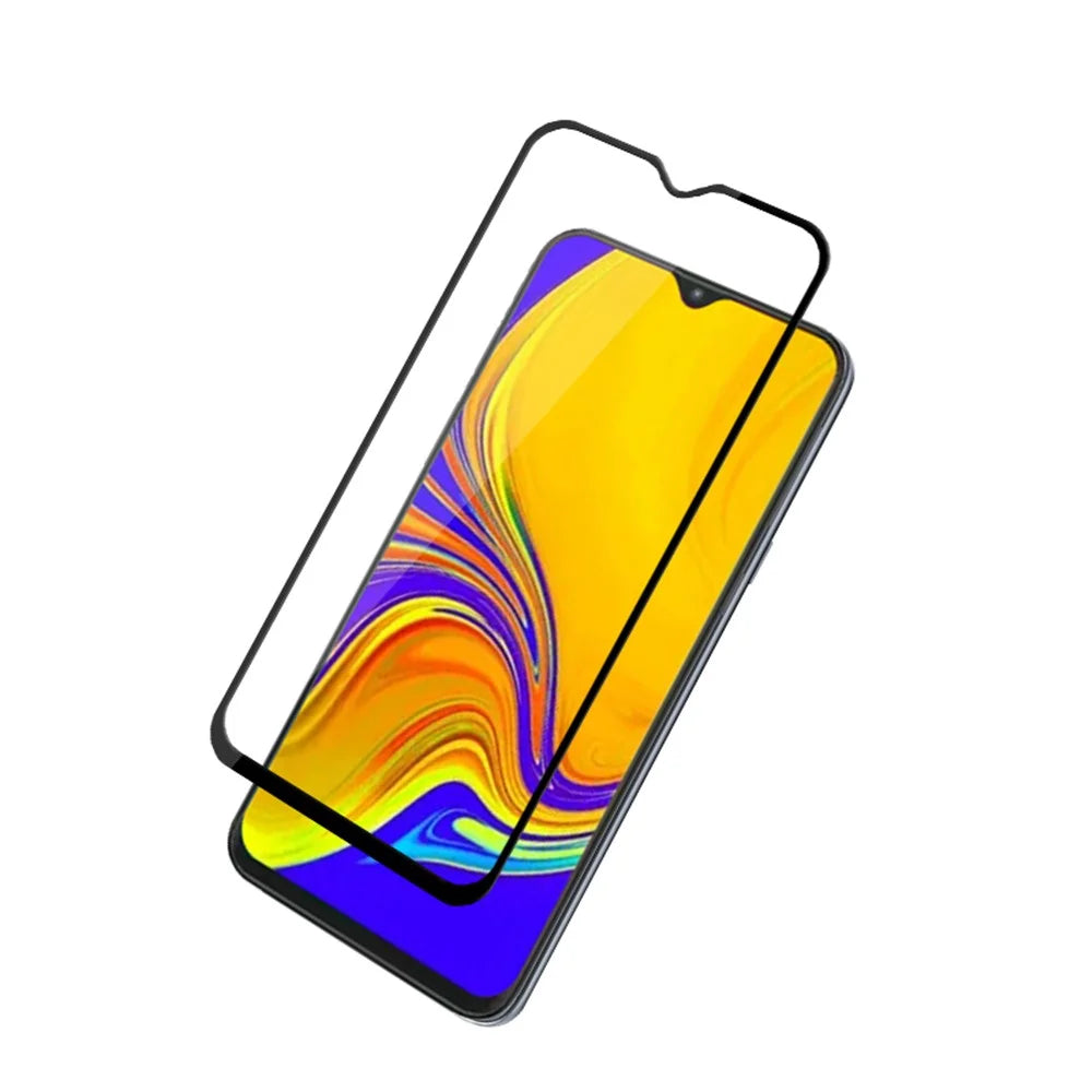 MOCOLO Silk Printing Tempered Glass Screen Protector for Samsung Galaxy A50 / A20 / A30 / M30 / A40s (China) / M31, Full Glue Full Coverage HD Film - 4