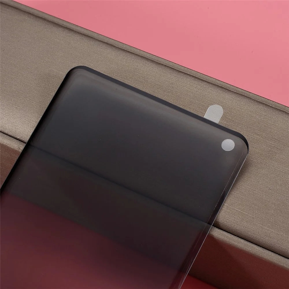 Anti-peep Curved  Full Coverage Tempered Glass Screen Protector (Not Support Ultrasonic Fingerprint Unlock) for Samsung Galaxy S10 - 3