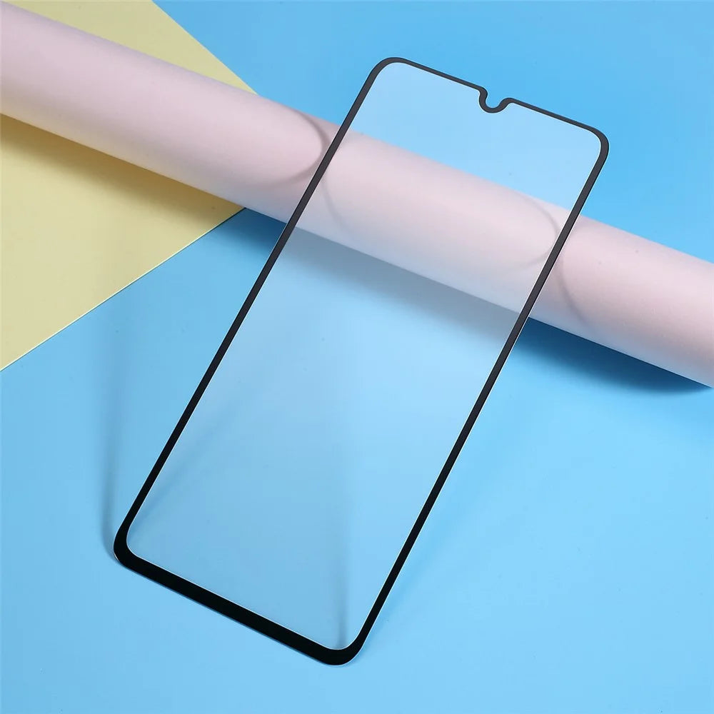 [Silk Printing] 9D Tempered Glass Full Glue Full Screen Protector Film for Samsung Galaxy A70 - 1