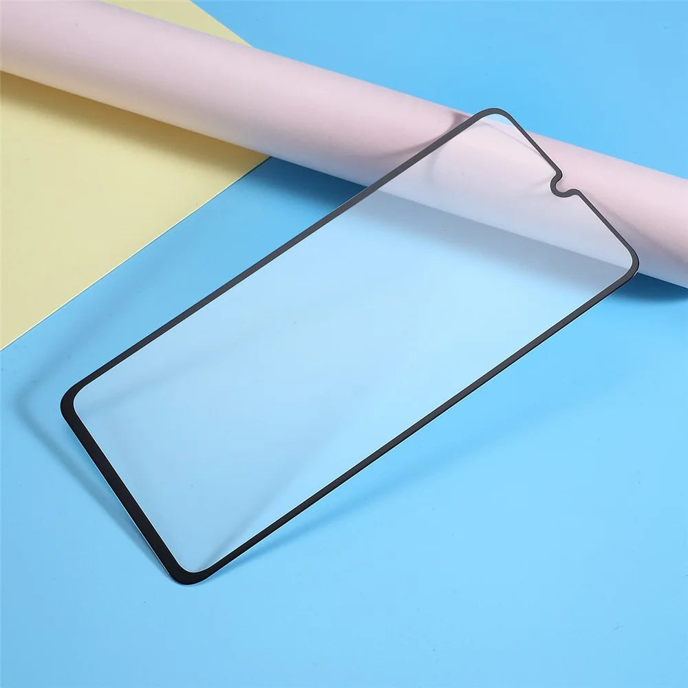 [Silk Printing] 9D Tempered Glass Full Glue Full Screen Protector Film for Samsung Galaxy A70 - 4