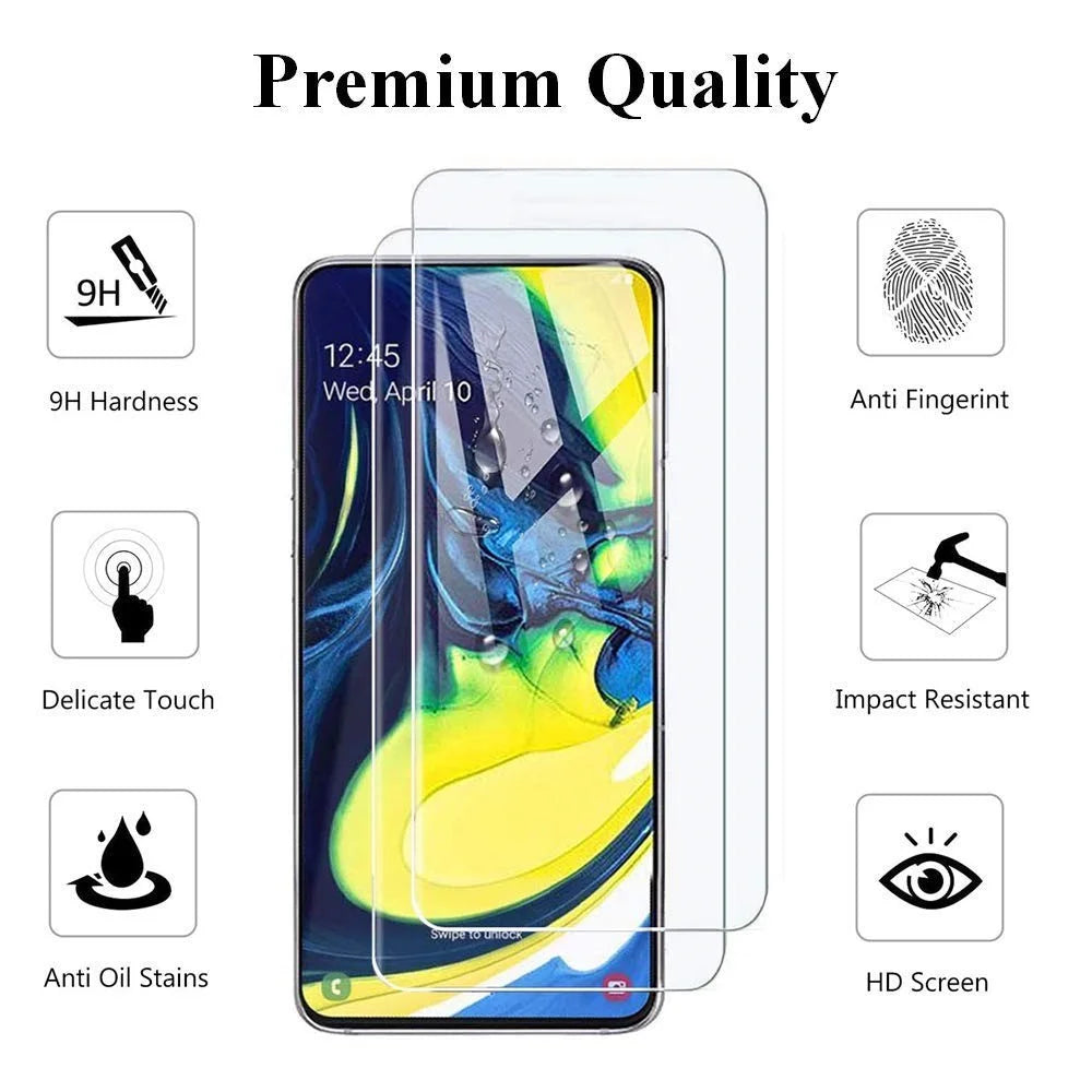 0.25D Arc Edge Tempered Glass Screen Phone Film for Samsung Galaxy A90 / A80 - 2