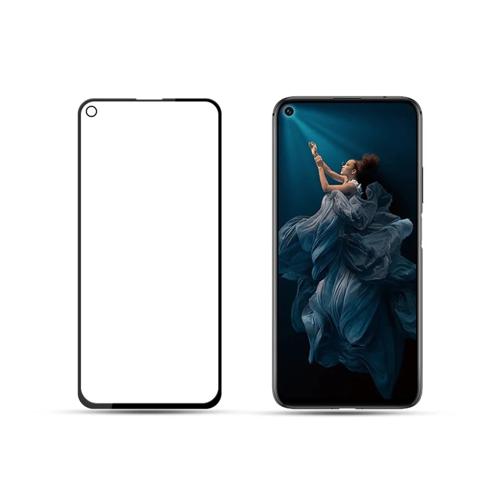 AMORUS Silk Printing Anti-explosion Tempered Glass Full Screen [Full Glue] Film for Huawei Honor 20 Pro / Huawei nova 5T 4G / Honor 20 / Mate 30 Lite - 2