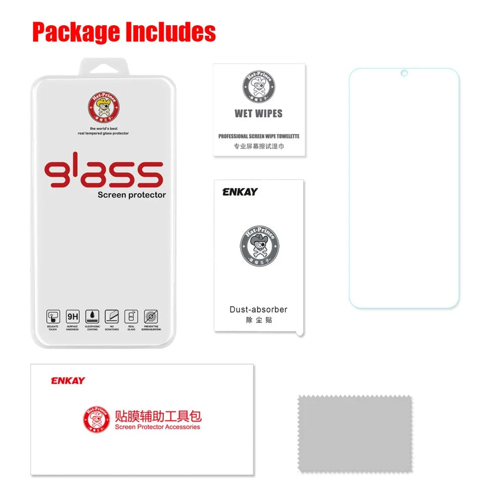 HAT PRINCE 0.26mm 9H 2.5D Tempered Glass Screen Cover Film Protector for Samsung Galaxy A40 - 5