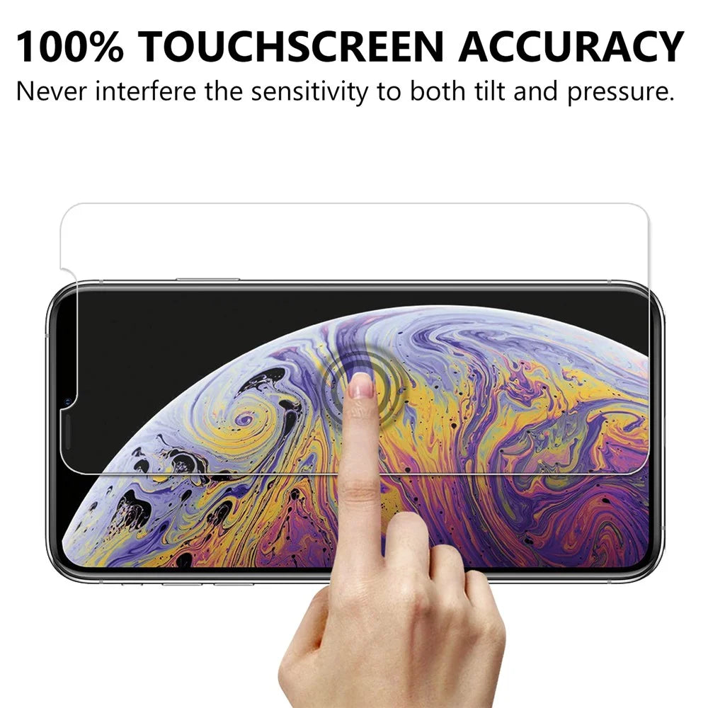 For Apple iPhone 11 Pro Max 6.5 inch (2019)/XS Max 9H Screen Tempered Glass Protector Film 0.25mm Arc Edge - 7