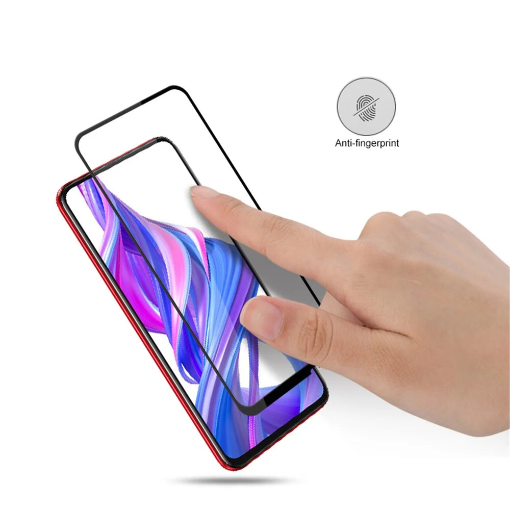 MOCOLO Silk Print Tempered Glass Full Coverage Screen Protector Film for Huawei Honor 9X (Global) /  P Smart Z / Y9 Prime 2019 / Honor 9X / 9X Pro - 3