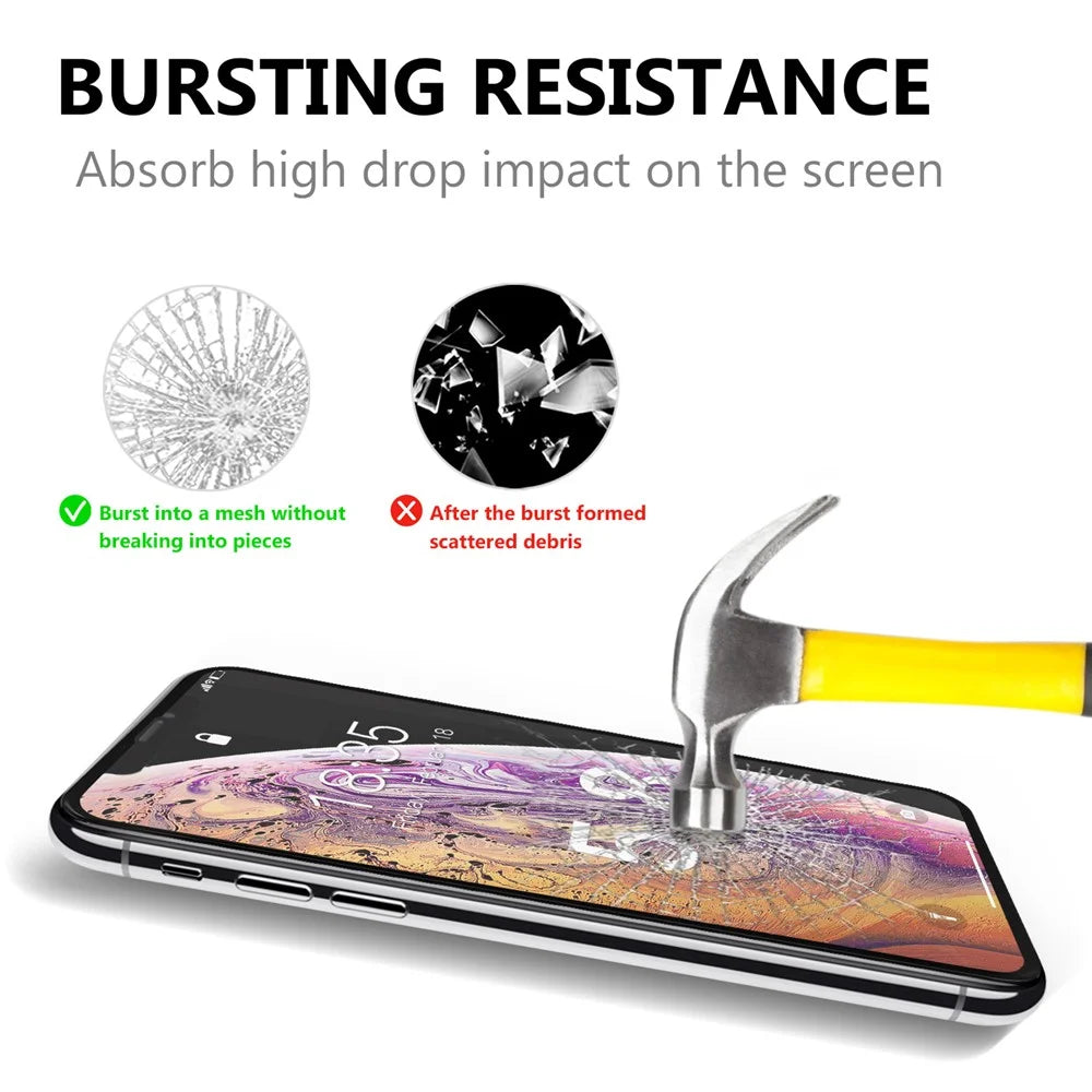 Full Screen Tempered Glass Screen Film for iPhone 11/XR 6.1 inch (2019) - Black - 2