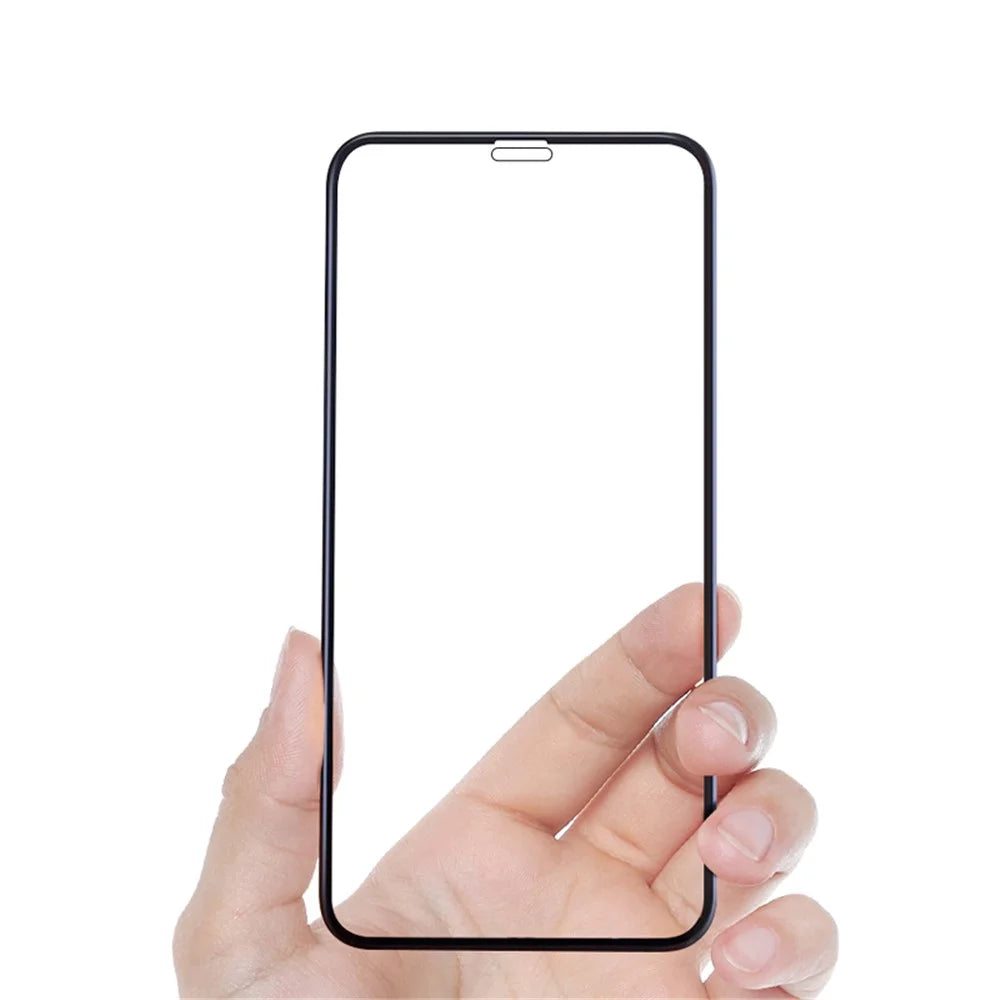MOCOLO For iPhone 11 Pro 5.8 inch (2019) / X / XS 5.8 inch Silk Print Tempered Glass Full Glue Full Coverage Screen Film - Black - 2