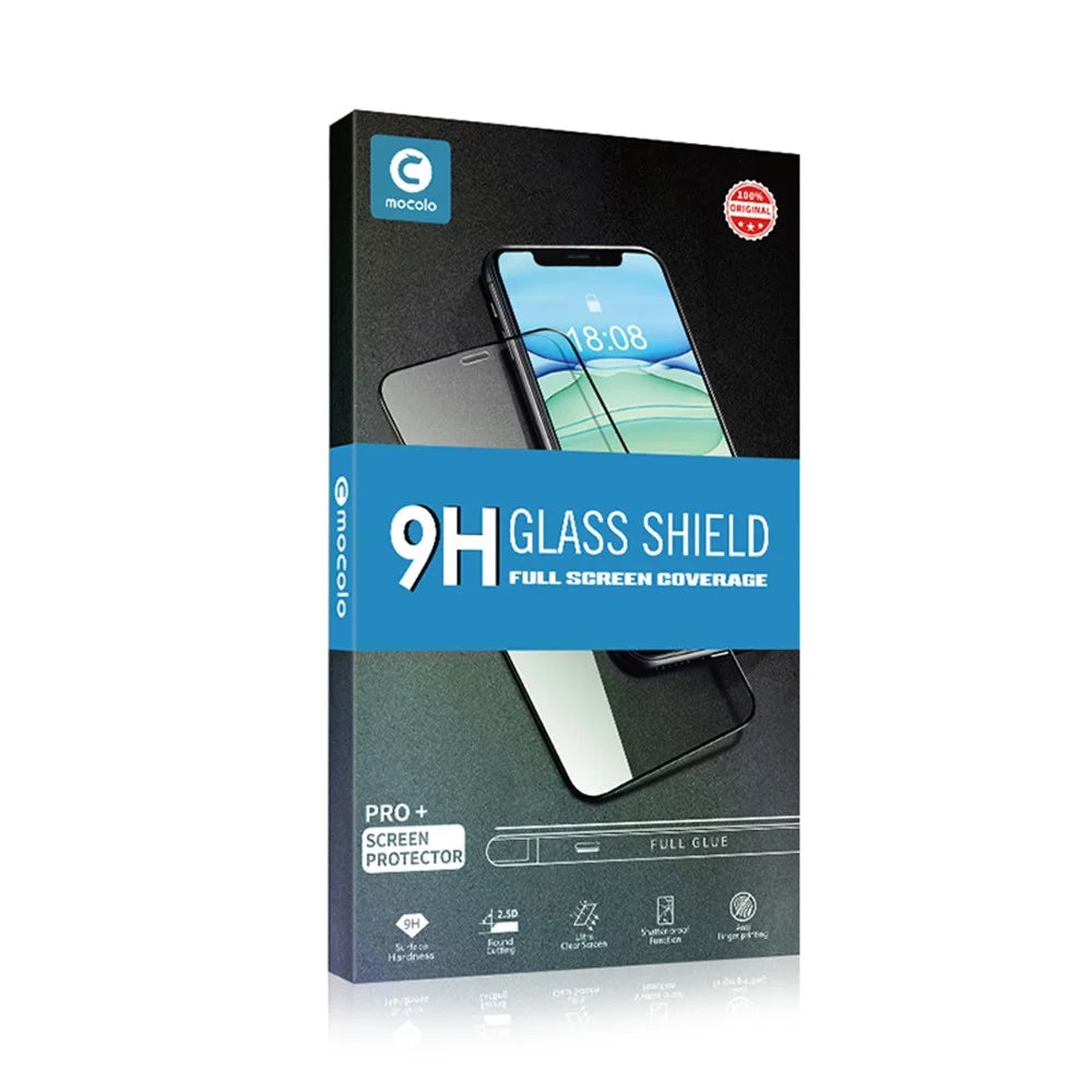 MOCOLO Silk Print HD Tempered Glass Full Glue Full Coverage Screen Guard Film for iPhone 11 Pro Max 6.5 inch (2019) / XS Max - 7