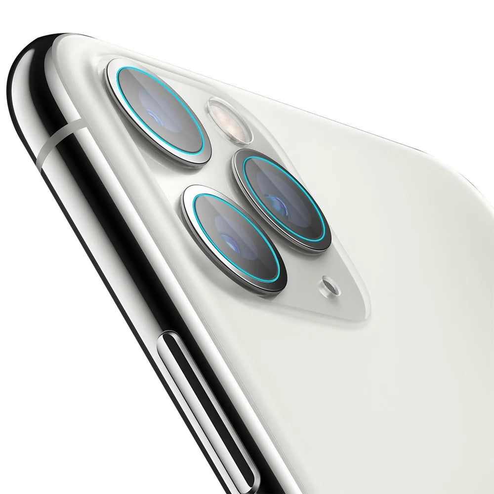 2PCS HAT PRINCE 0.2mm 9H 2.15D Arc Edge Tempered Glass Camera Lens Film for iPhone 11 Pro/11 Pro Max - 2