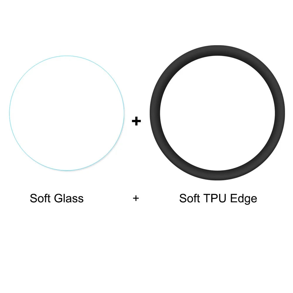 HAT PRINCE Full Coverage Soft PMMA Glass Screen Protector Film for Samsung Galaxy Watch Active2 40mm - 4
