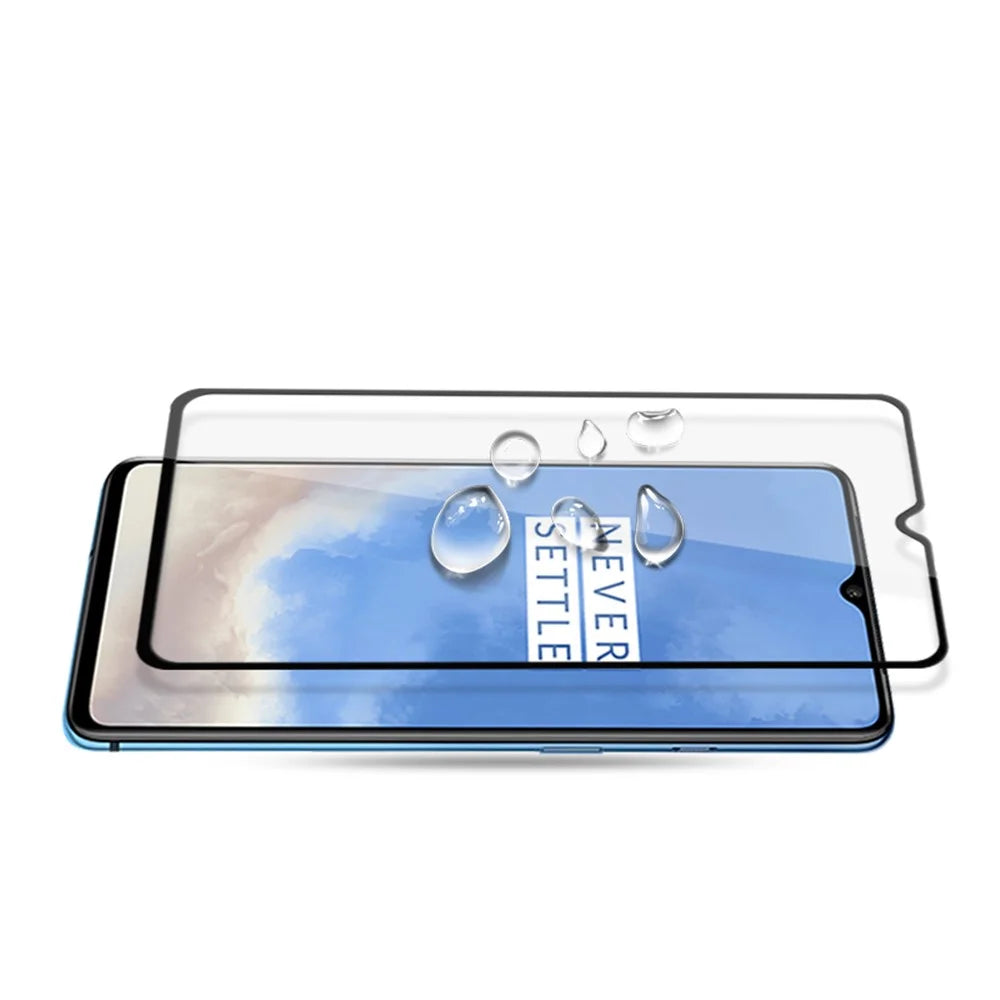 MOCOLO Silk Print Full Coverage HD Tempered Glass Screen Protector for OnePlus 7T - 4