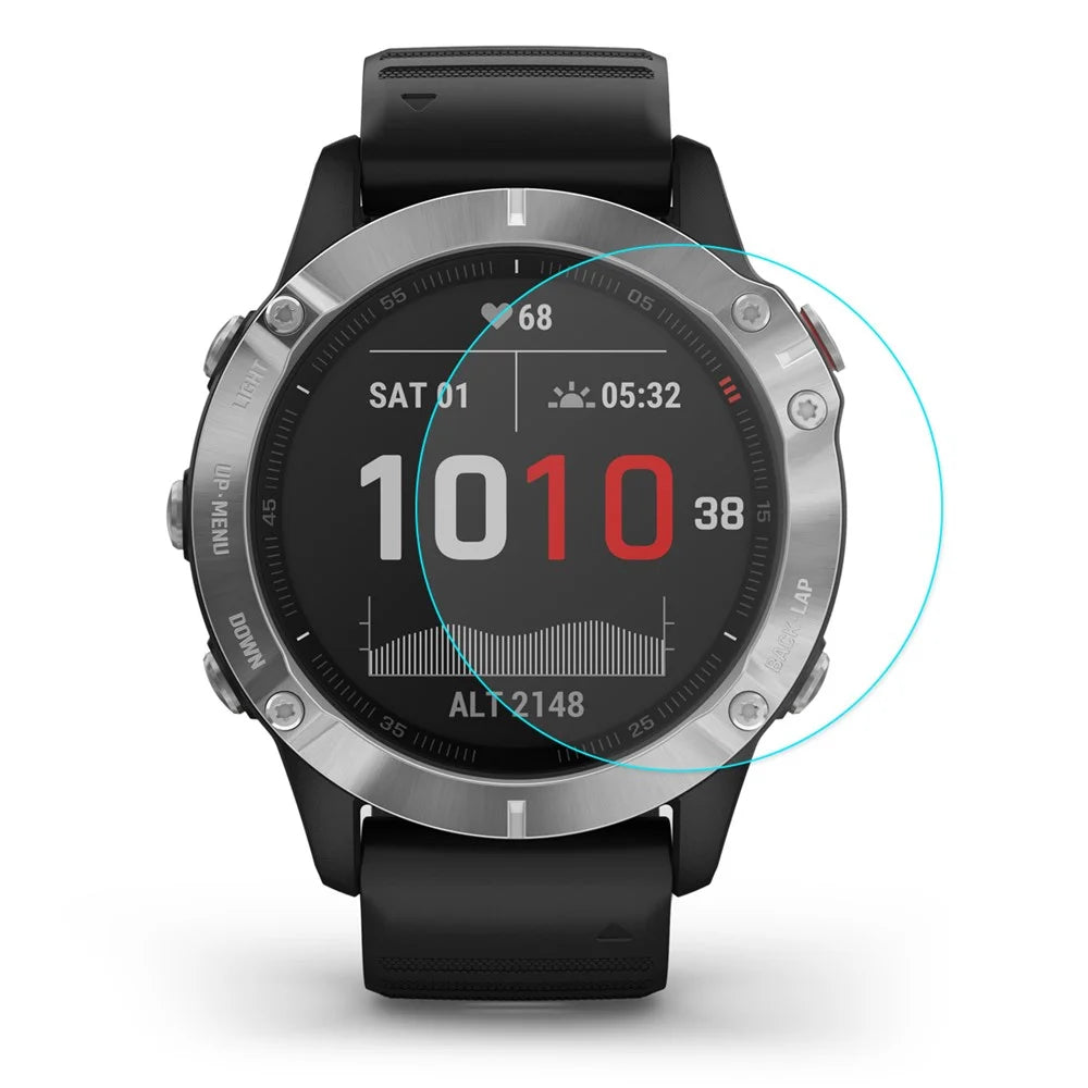 HAT PRINCE 0.2mm 9H 2.15D Tempered Glass Screen Film for Garmin Fenix 6X / 6X Pro Solar 51mm - 1