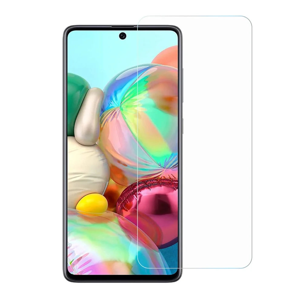 For Samsung Galaxy A71 4G SM-A715 HD Clear 0.3mm Arc Edge Tempered Glass Screen Protector Bubble Free Anti-Scratch Film - 1