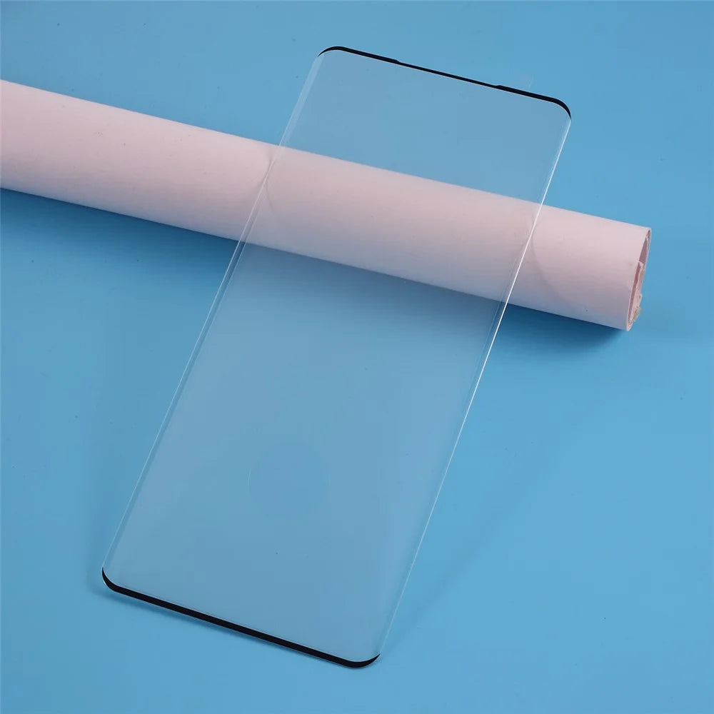 Curved Full Size Tempered Glass Screen Protector Cover [Side Glue] for Samsung Galaxy S20 Ultra (Fingerprint Unlock) - 1