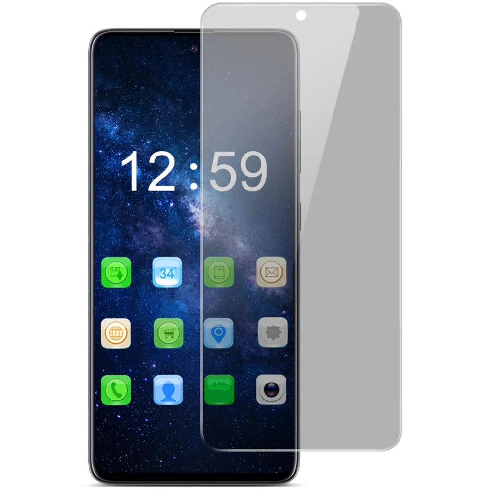 IMAK Anti-Peep 9H Tempered Glass Screen Guard Film for Samsung Galaxy A71 - 1