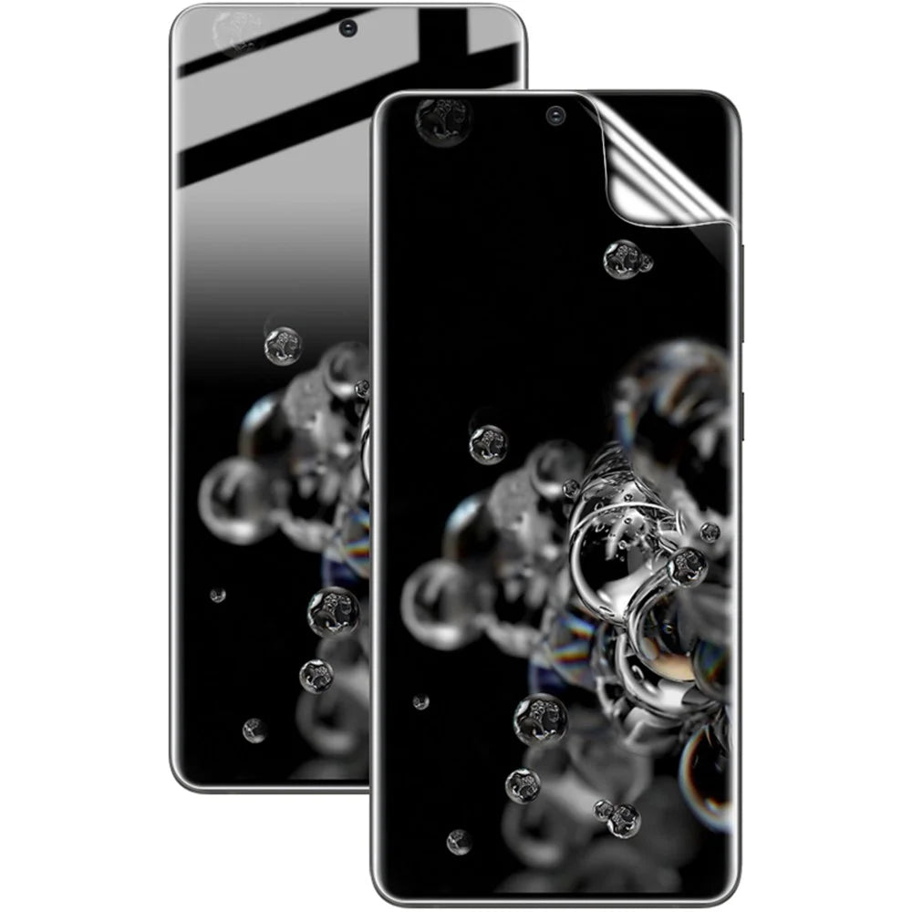 2Pcs/Set IMAK Hydrogel Film 3 Full Soft Screen Protector for Samsung Galaxy S20 Ultra 5G - 2