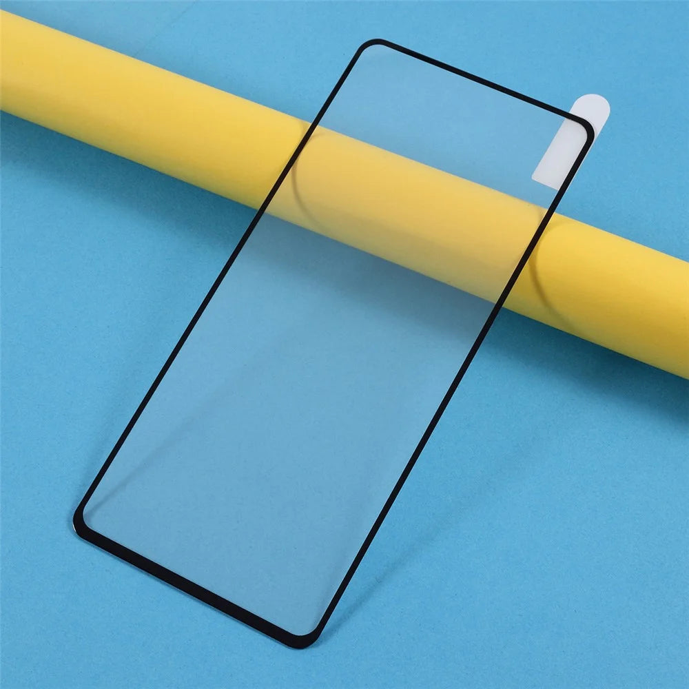 Silk Printing Full Screen Covering Tempered Glass Protector for Samsung Galaxy A81/Note 10 Lite/A91/S10 Lite - 1