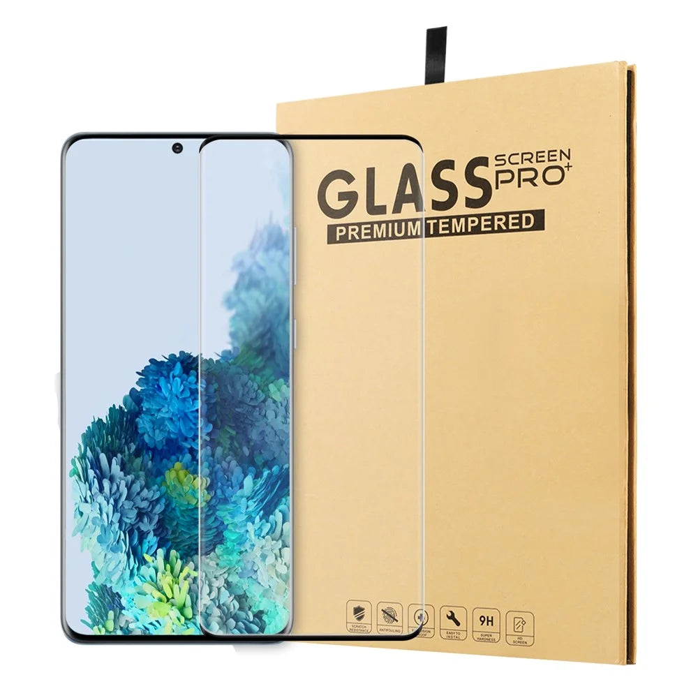 Ultra Clear 3D Tempered Glass Full Phone Screen Film for Samsung Galaxy S20 - 1