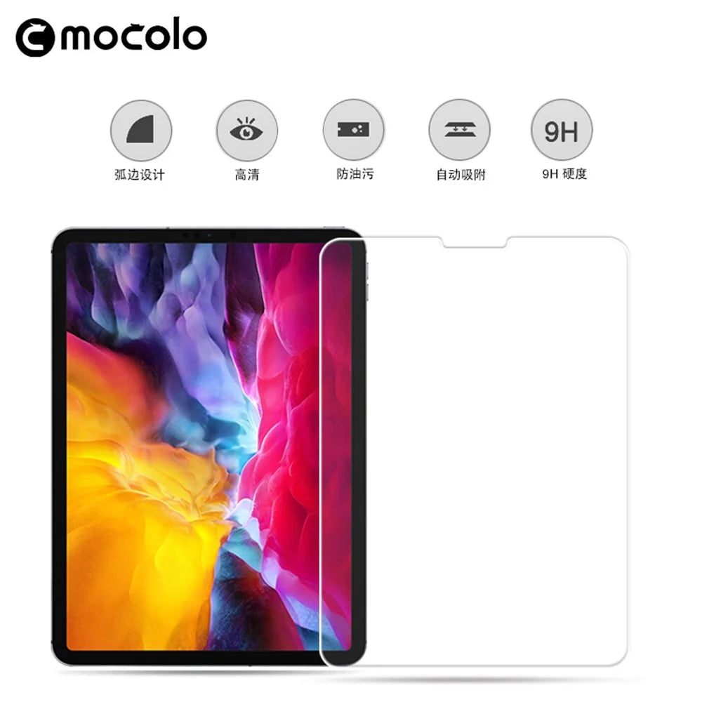 MOCOLO Arc Edge Tempered Glass Full Screen Cover Shield for Apple iPad Pro 11-inch  (2022) / (2021) / (2020) - 3