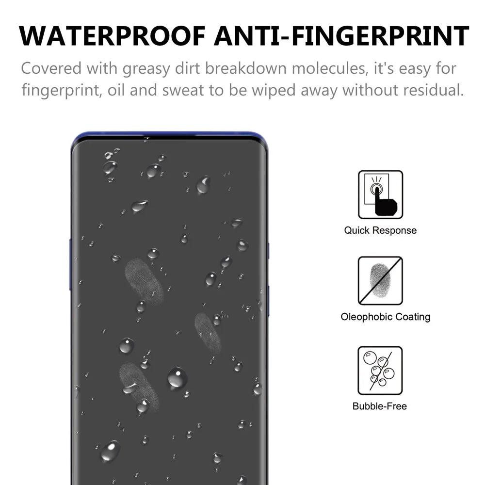 Ultra Clear 3D Tempered Glass Full Screen Guard Film for OnePlus 8 - 4