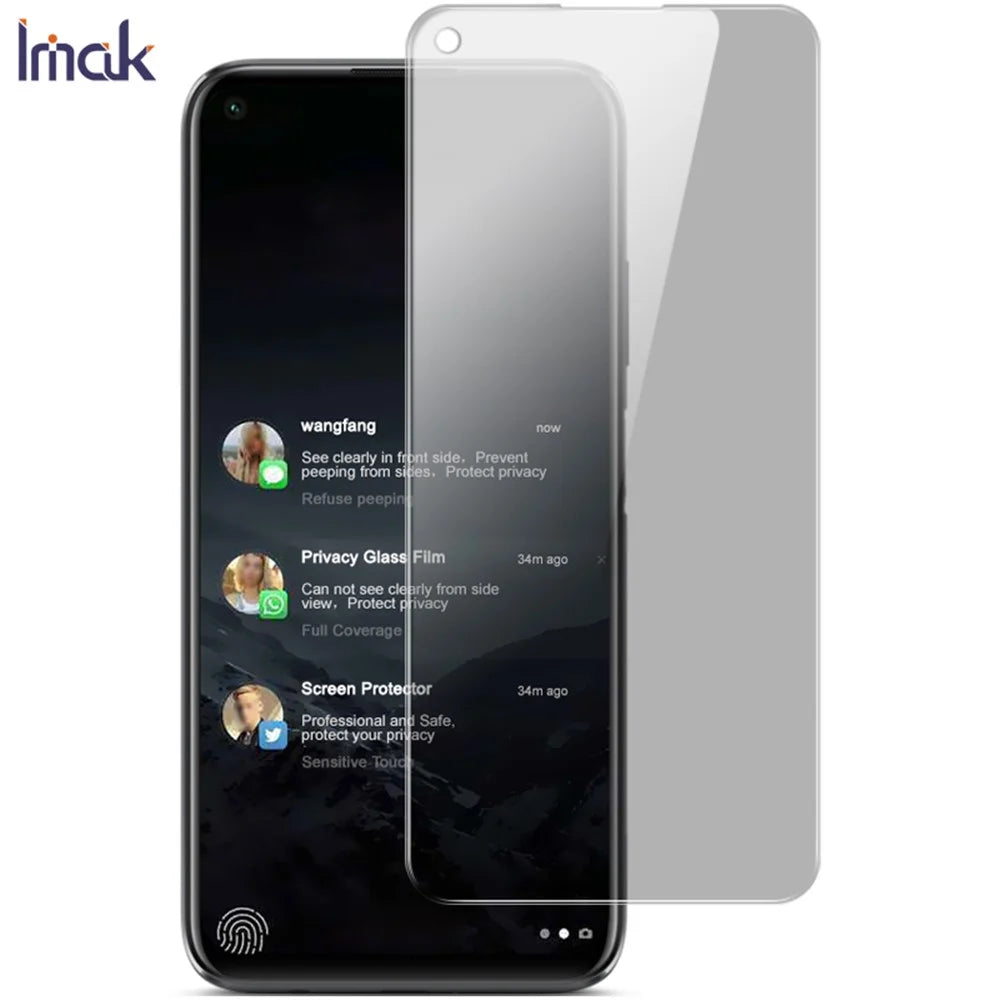 IMAK Privacy Anti-Peep Tempered Glass Screen Protector for Huawei P40 Lite / nova 6 SE / Nova 7i - 4