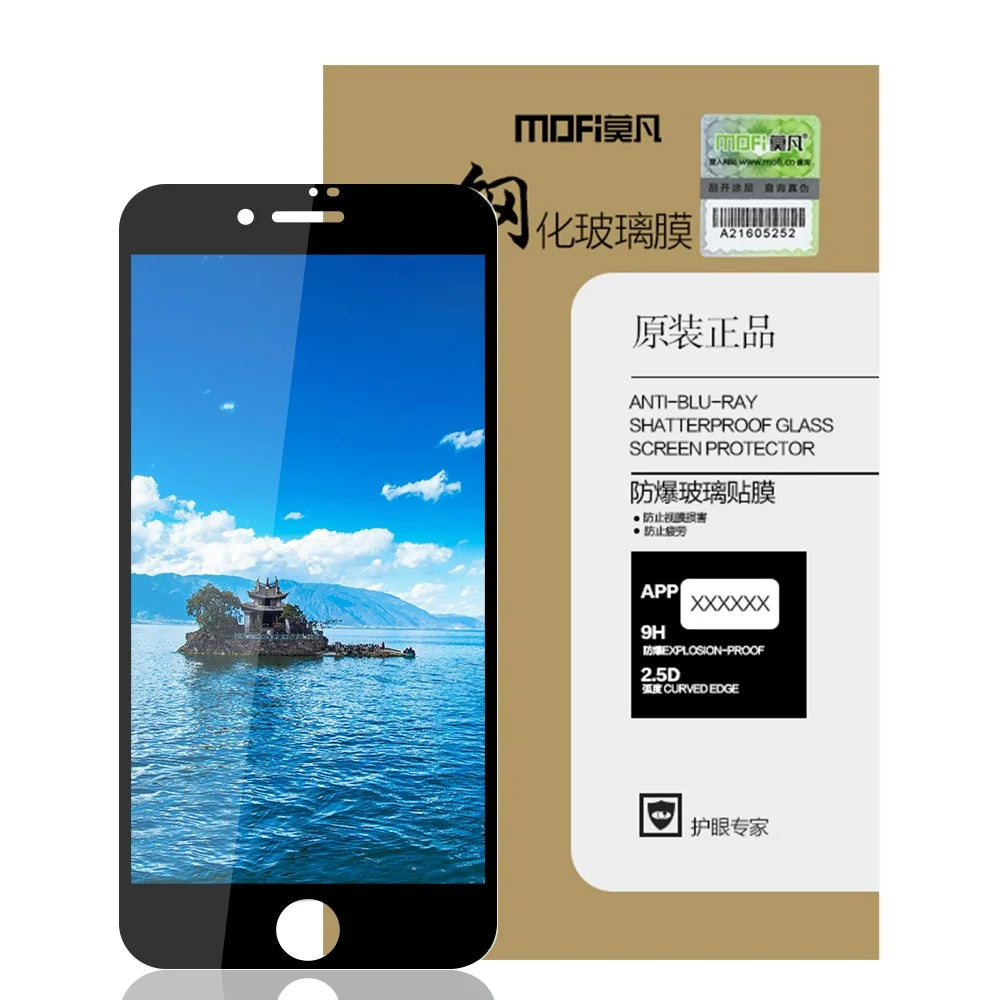 MOFI Full Screen Coverage Anti-explosion Tempered Glass Screen Film for iPhone SE (2nd Generation) - 5