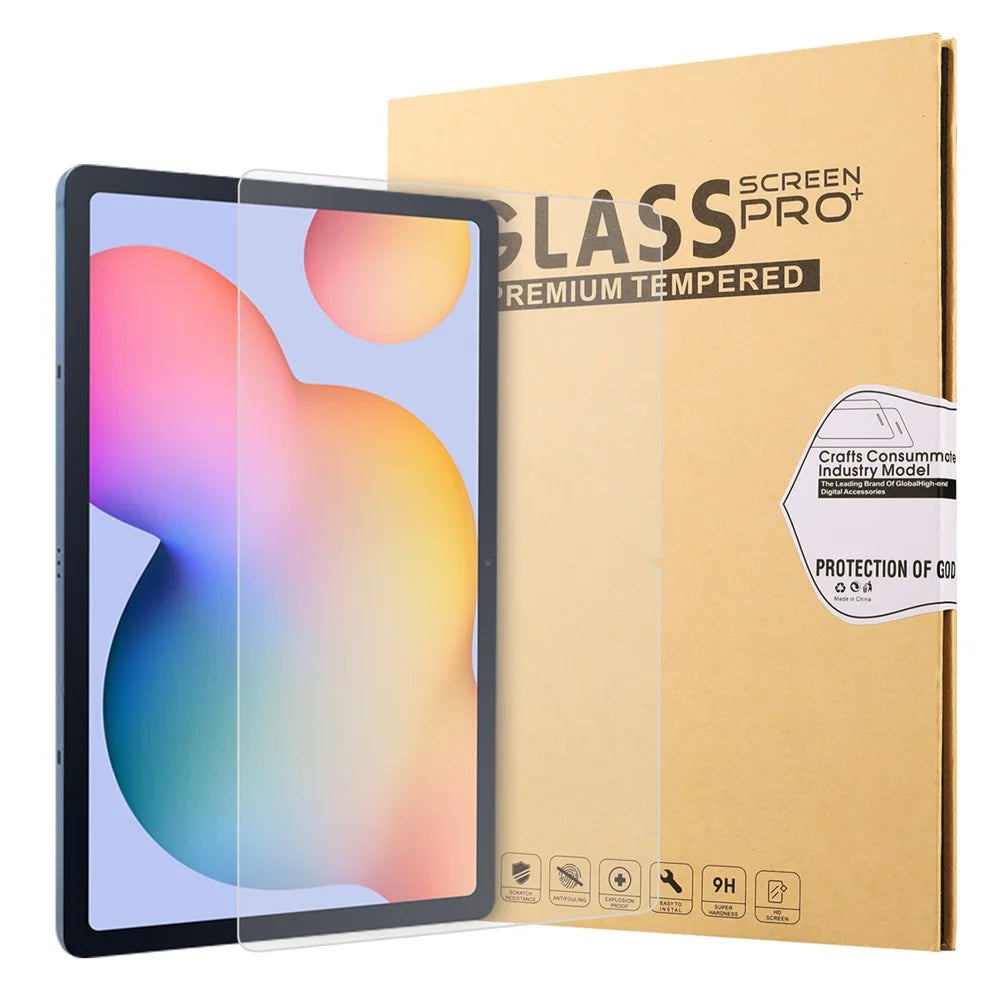 Anti-Scratch Ultra Clear Arc Edge Premium Tempered Glass Full Screen Film for Samsung Galaxy Tab S11 / S10 Lite / S10 FE / S9 FE / S9 / S8 / S7 - 1