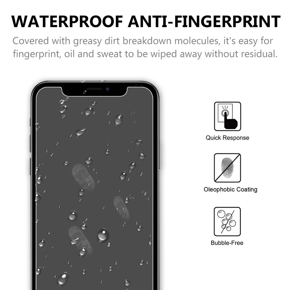 Shockproof 2.5D Arc Edge 9H Hardness AGC Tempered Glass Screen Protector Film for Apple iPhone 12 / 12 Pro 6.1 inch - 4