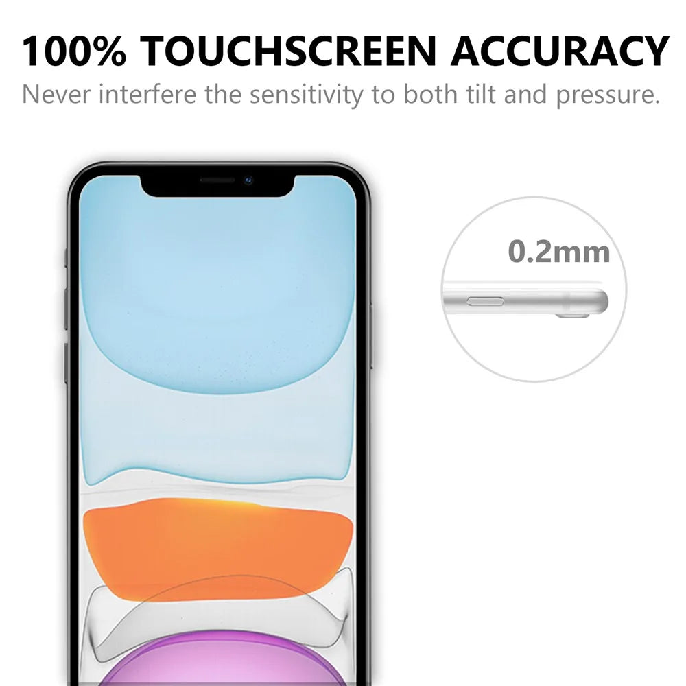 Shockproof 2.5D Arc Edge 9H Hardness AGC Tempered Glass Screen Protector Film for Apple iPhone 12 / 12 Pro 6.1 inch - 6