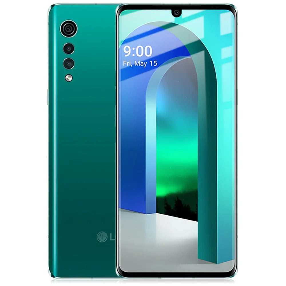 IMAK Side Glue 3D Curved Full Cover Tempered Glass Screen Film Anti-Scratch Protector Film for LG Velvet - 5