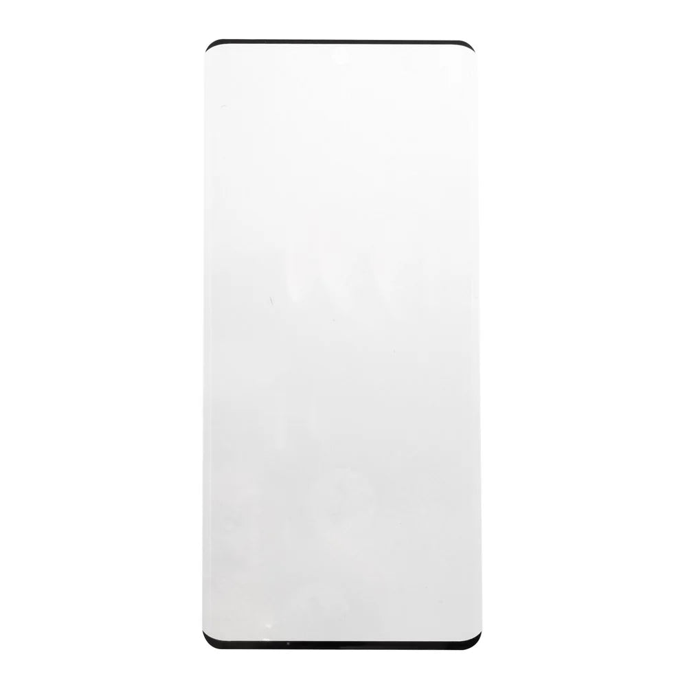 Silk Print Full Size Side Glue Tempered Glass Screen Protector, Support Fingerprint Unlock for Samsung Galaxy Note20 / Note20 5G - Black - 2