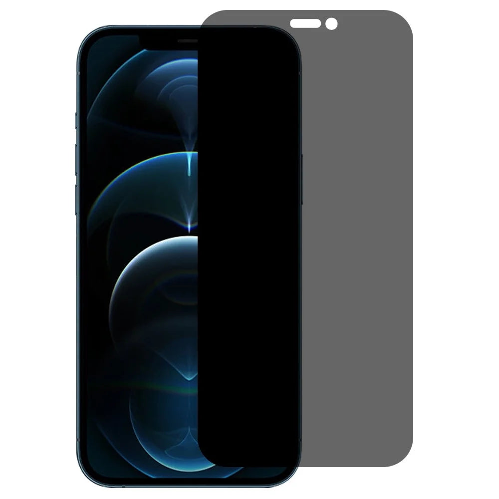 Anti-explosion Dustproof Anti-peep Tempered Glass Screen Film Guard 0.3mm Arc Edge for iPhone 12 Pro Max 6.7 inch - 1