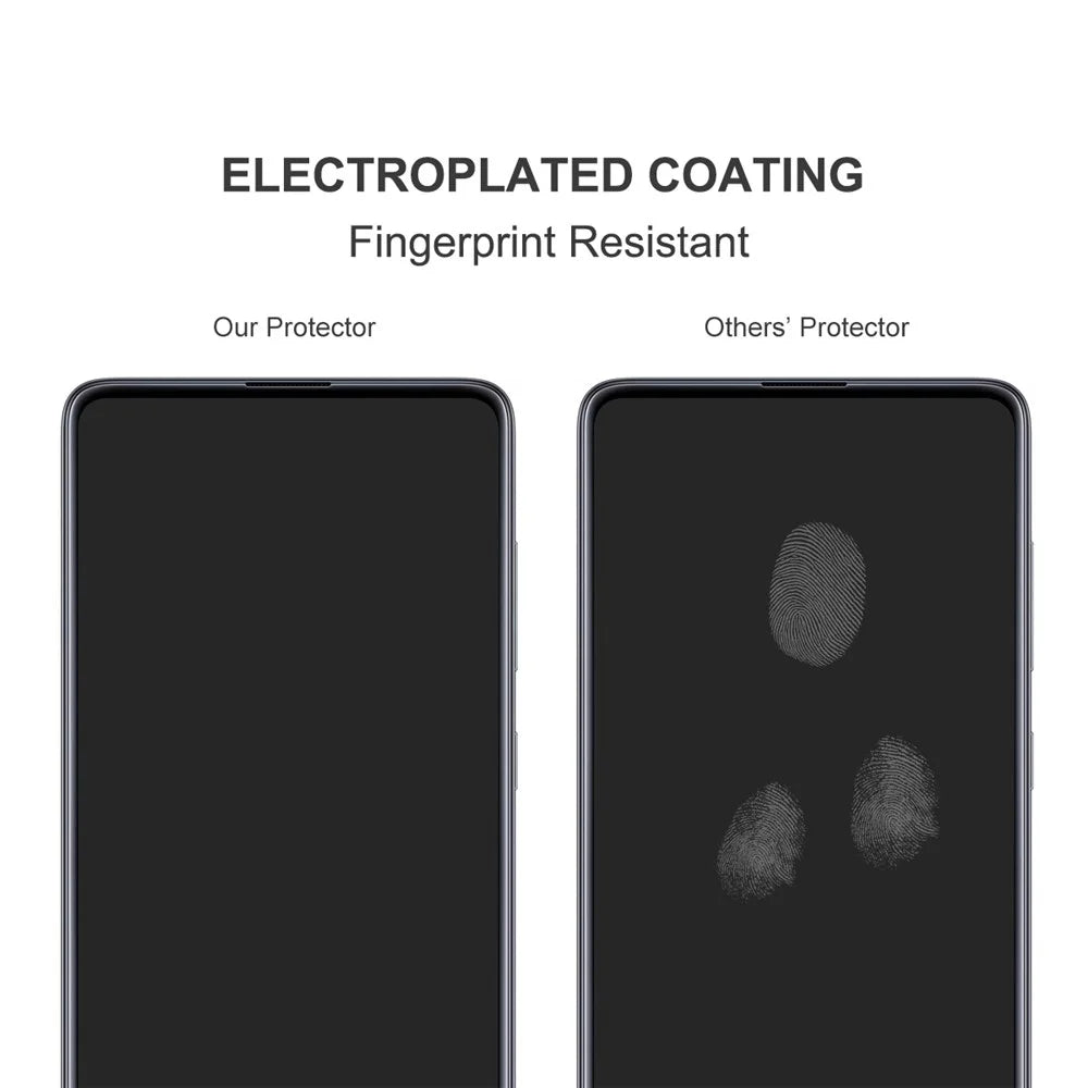 ENKAY 2Pcs/Set 0.26mm Full Screen Tempered Glass Screen Guard Films 9H 2.5D Arc Edge for OnePlus Nord - 3