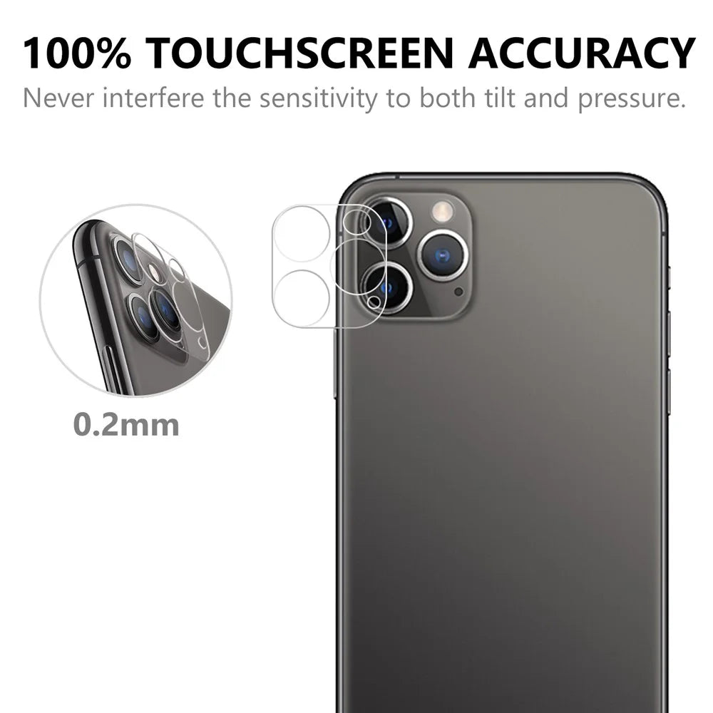 Ultra Clear Scratch-resistant Tempered Glass Camera Lens Protector Film for iPhone 12 Pro 6.1-inch - 6