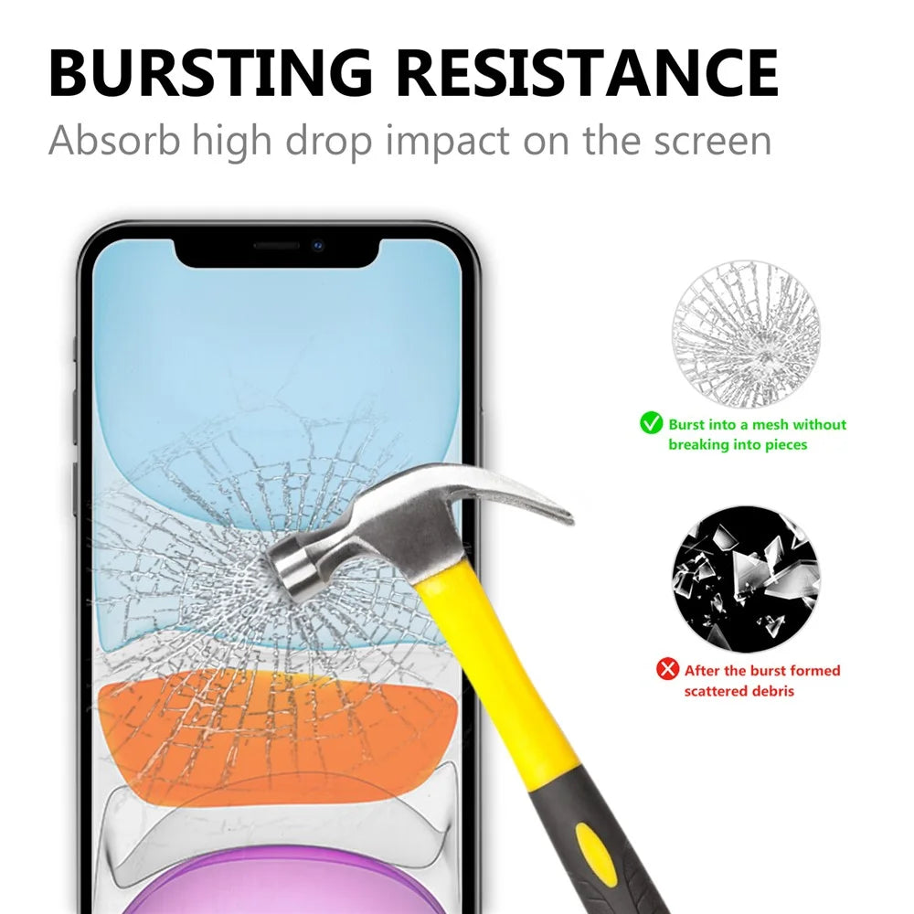2PCS/Set 0.3mm Arc Edge Tempered Glass Screen Protector for iPhone 12 mini 5.4 inch - 2