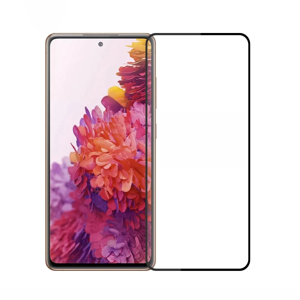 PINWUYO 3D Curved [Anti-fingerprint] Tempered Glass Film (Full Glue) for Samsung Galaxy S20 FE/S20 Fan Edition/S20 FE 5G/S20 Fan Edition 5G/S20 Lite - 1