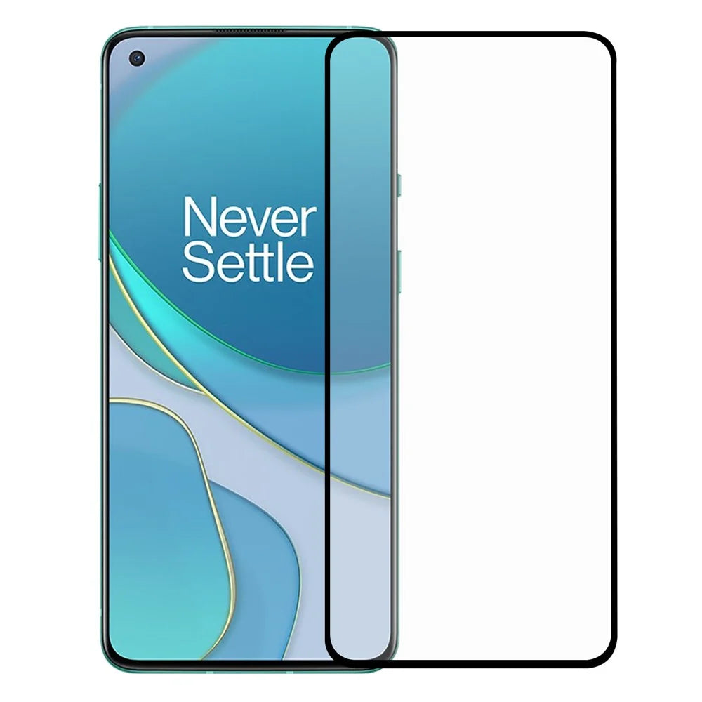 Complete Covering Full Glue Black Edges Tempered Glass Screen Protector for OnePlus 8T - 1