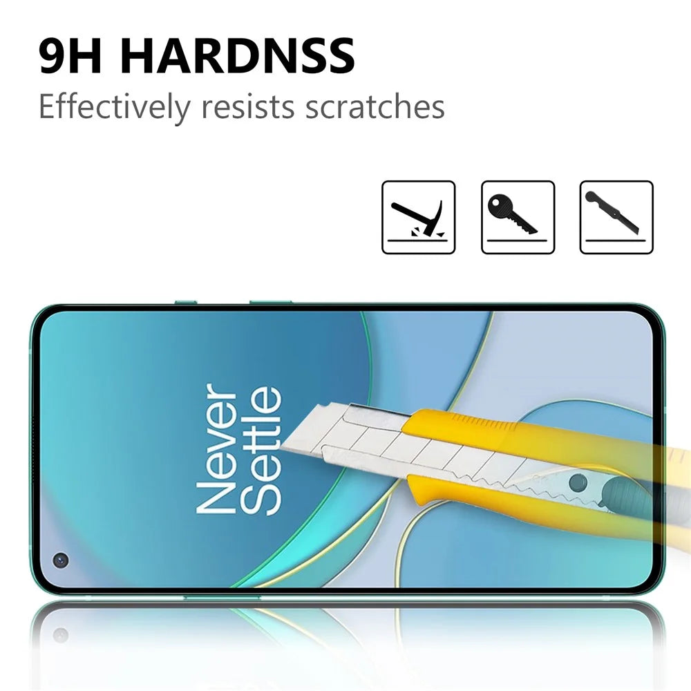 Complete Covering Full Glue Black Edges Tempered Glass Screen Protector for OnePlus 8T - 3