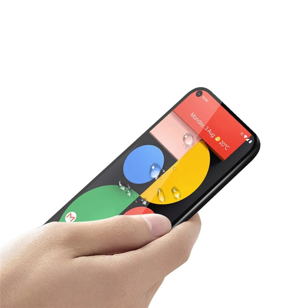 PINWUYO 3D Curved Full Glue Full Size Anti-explosion Anti-fingerprint Tempered Glass Screen Protector for Google Pixel 5 - 4