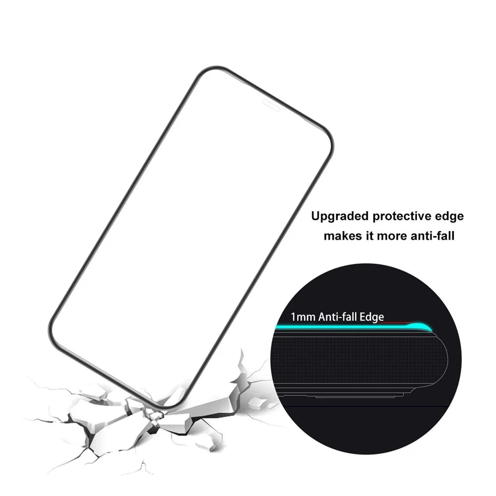 ENKAY HAT PRINCE Full Glue Complete Covering Tempered Glass Screen Protector for iPhone 12 Pro / iPhone 12 - 2