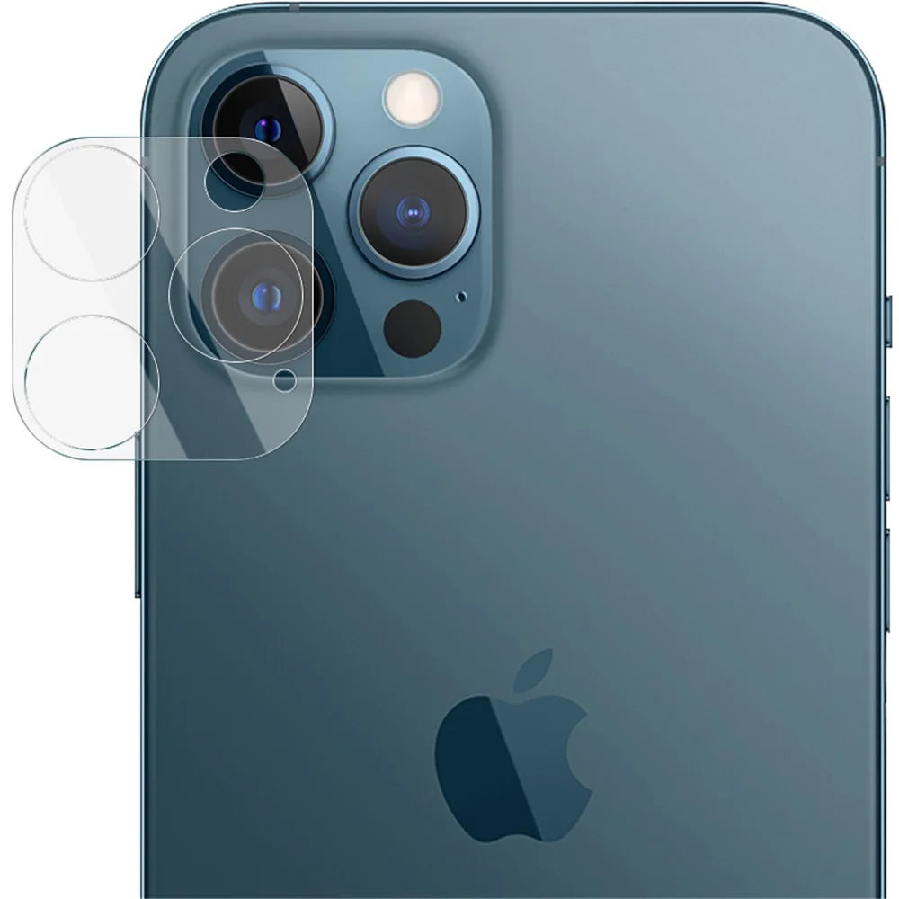 IMAK HD Lens Protector Integrated Glass Lens Film + Lens Cap for iPhone 12 Pro Max - 2