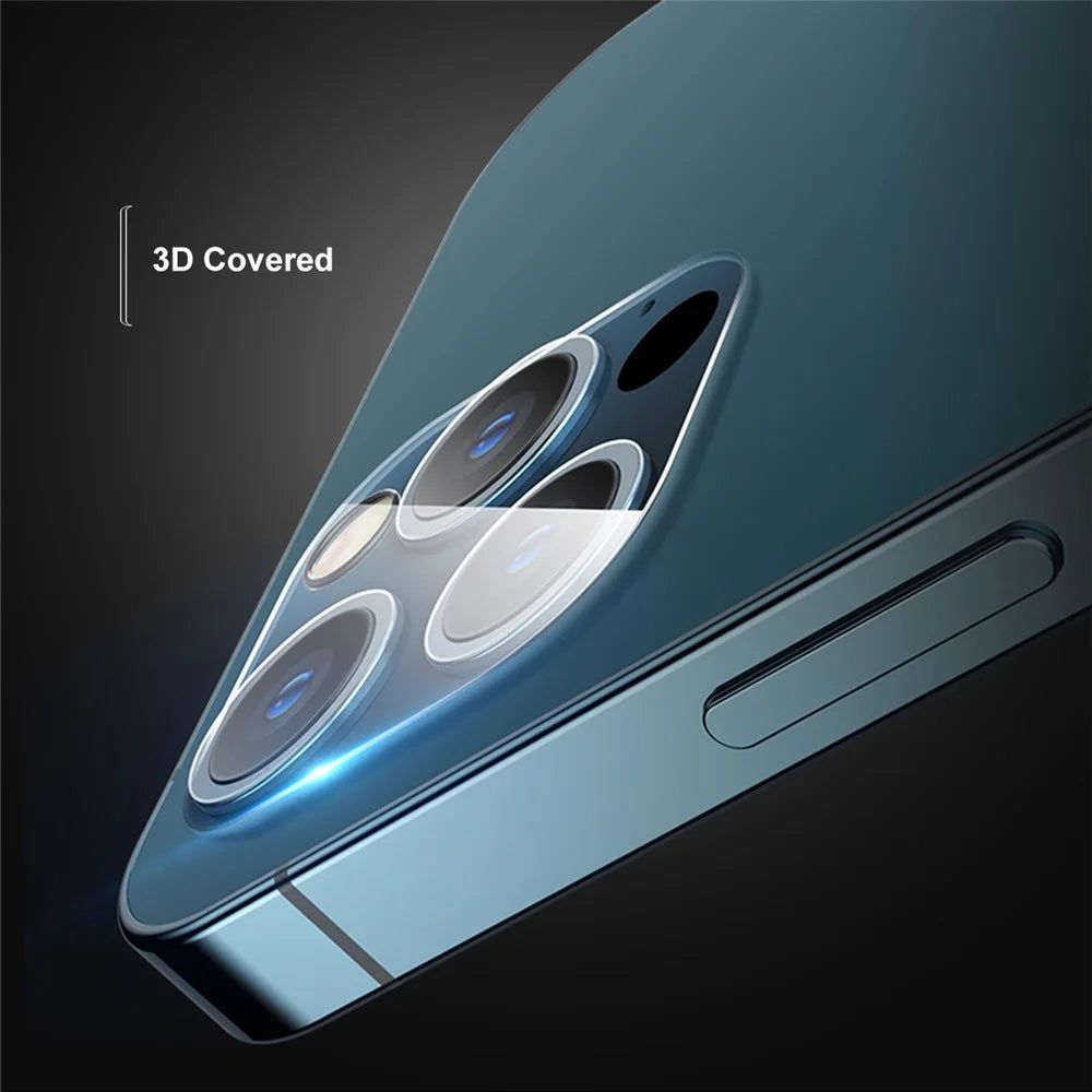 HAT PRINCE ENKAY for iPhone 12 Pro Max Tempered Glass Camera Lens Protector - 2